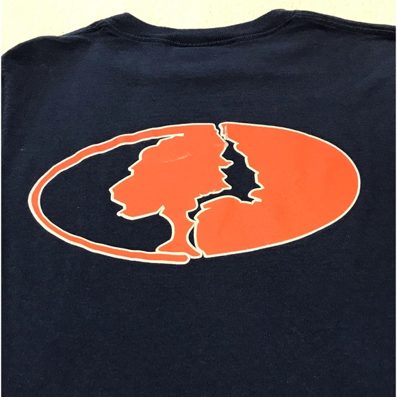 Fruit of the Loom Other - Mossy Oak Blue & Orange LS Shirt 
Size Small 
Unisex
50% Cotton 50% Polyester
